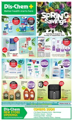 Preview of Dis-Chem flyer valid from 19/08/2025