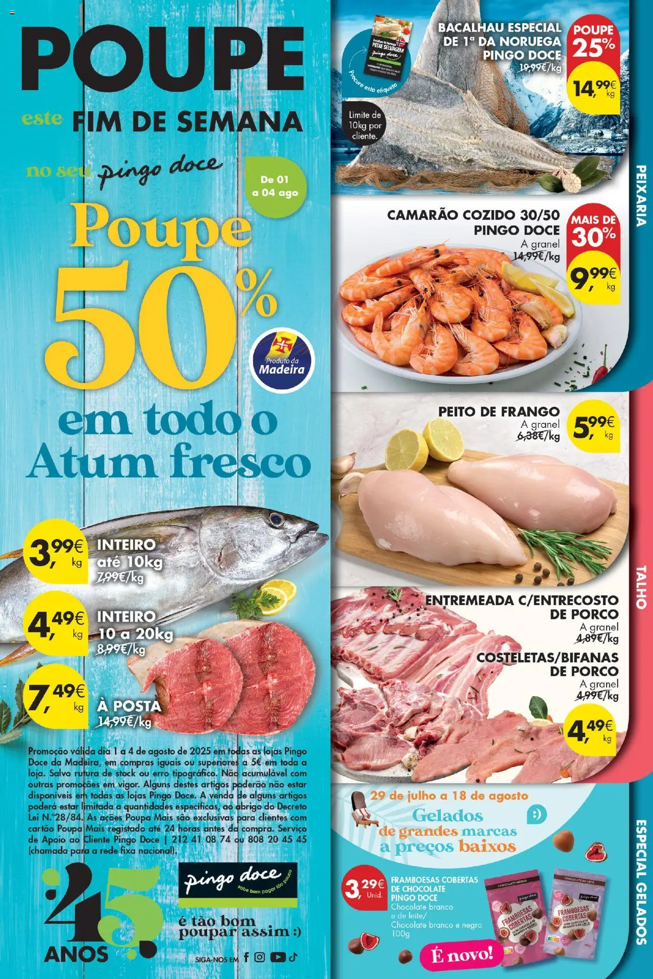 Pingo Doce Folheto de 01/08/2025 - catálogo esta semana - página 1