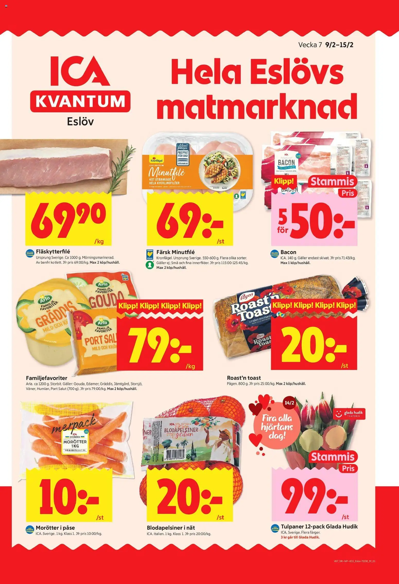 Förhandsgranska reklamblad Eslöv från butik ICA Kvantum gäller från 09/02/2026