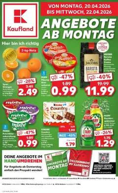 Vorschau von dem Prospekt des Geschäftes Kaufland, gültig ab dem 20.04.2026