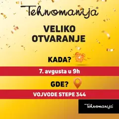 Pregled Tehnomanija kataloga - važi od 07.08.2025