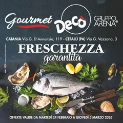 Anteprima dell'opuscolo Decò volantino Gourmet Sicilia dal negozio Decò valido da 24/02/2026