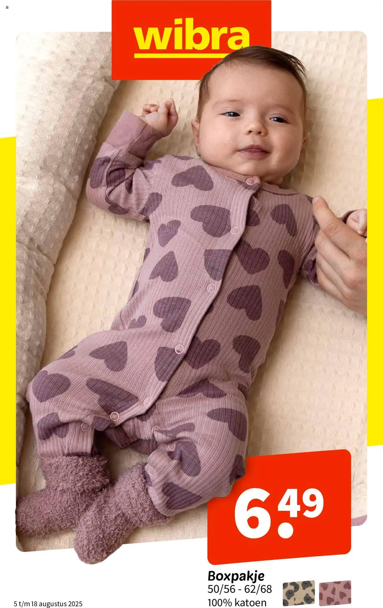 Wibra shop Baby folder geldig vanaf 05-08-2025 - Paginanummer 1