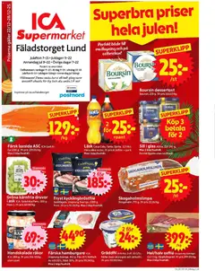Förhandsgranska reklamblad Lund från butik ICA Supermarket gäller från 22/12/2025