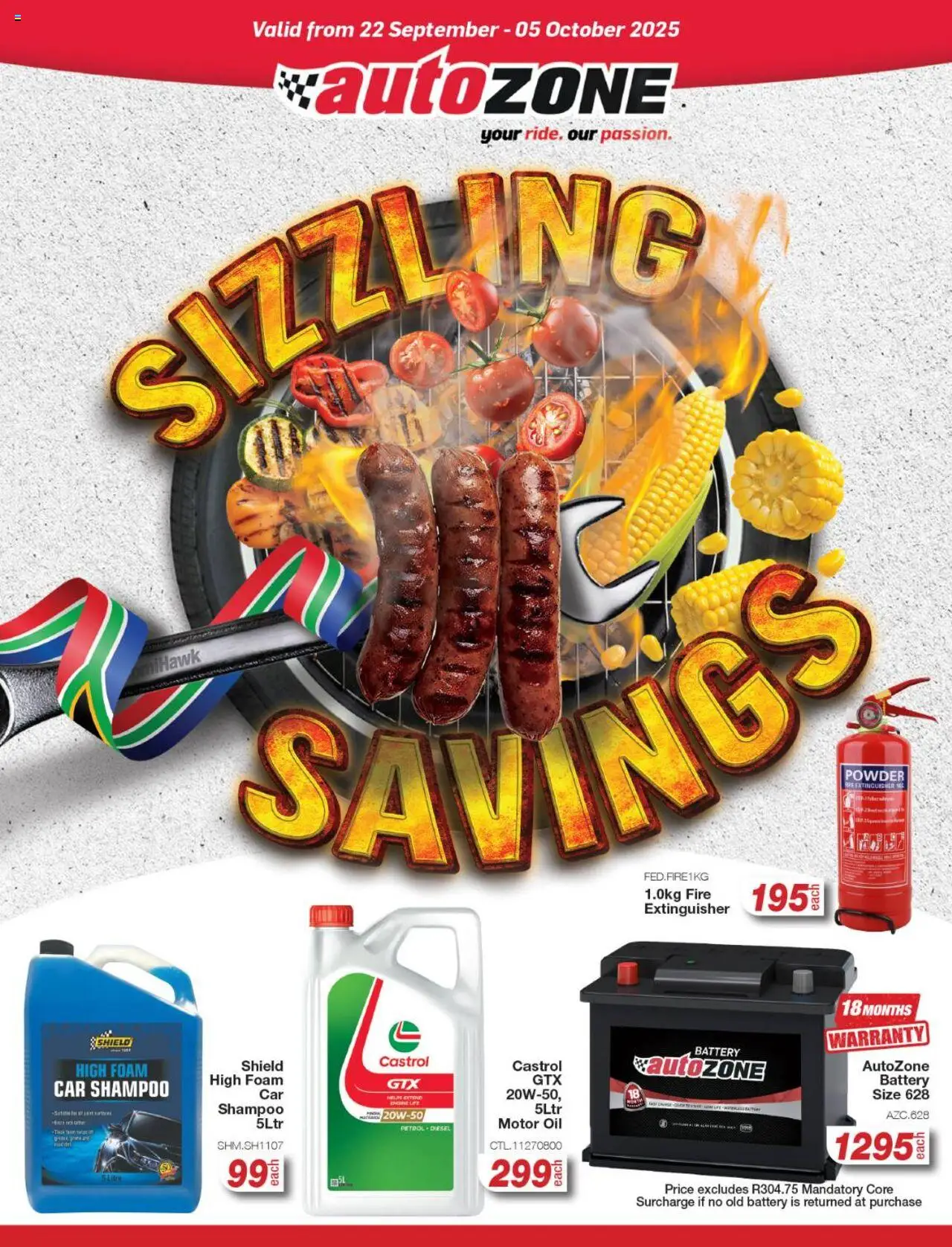 AutoZone Specials from 22/09 - 05/10/2025 > Promotions