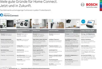 Vorschau der Angebote: Bosch Home Connect Featureübersicht gültig ab 01.03.2023