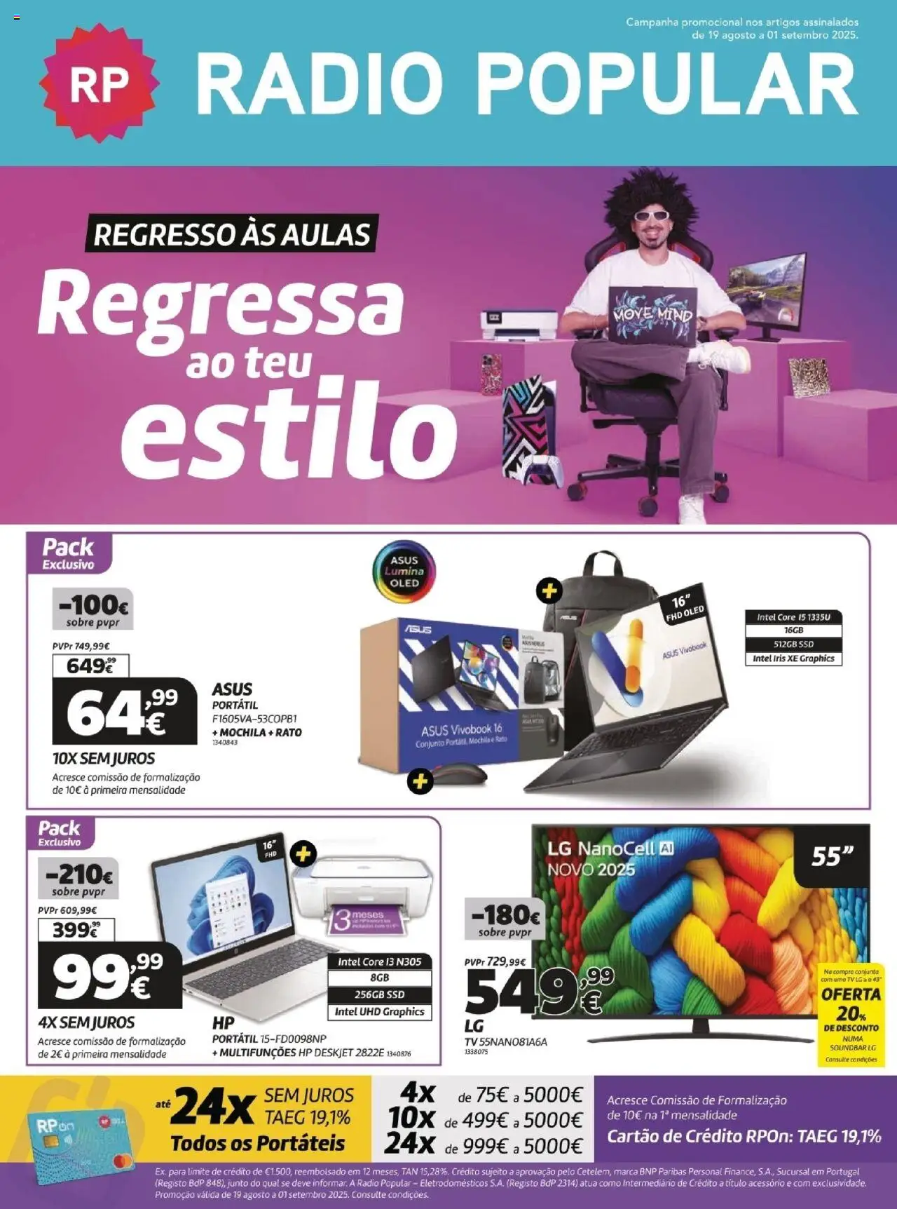 Radio Popular Folheto de 19/08/2025 - catálogo esta semana - página 1