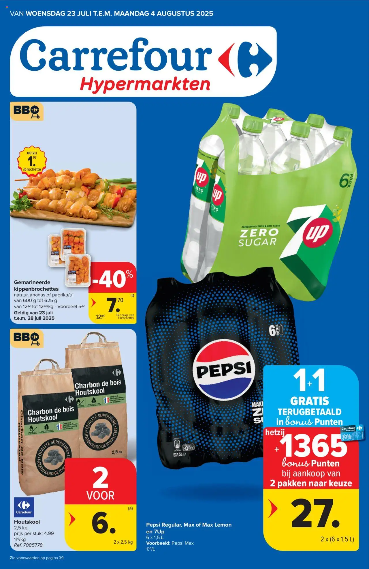 Carrefour shop Folder week 30 geldig vanaf 23/07/2025 - Paginanummer 1