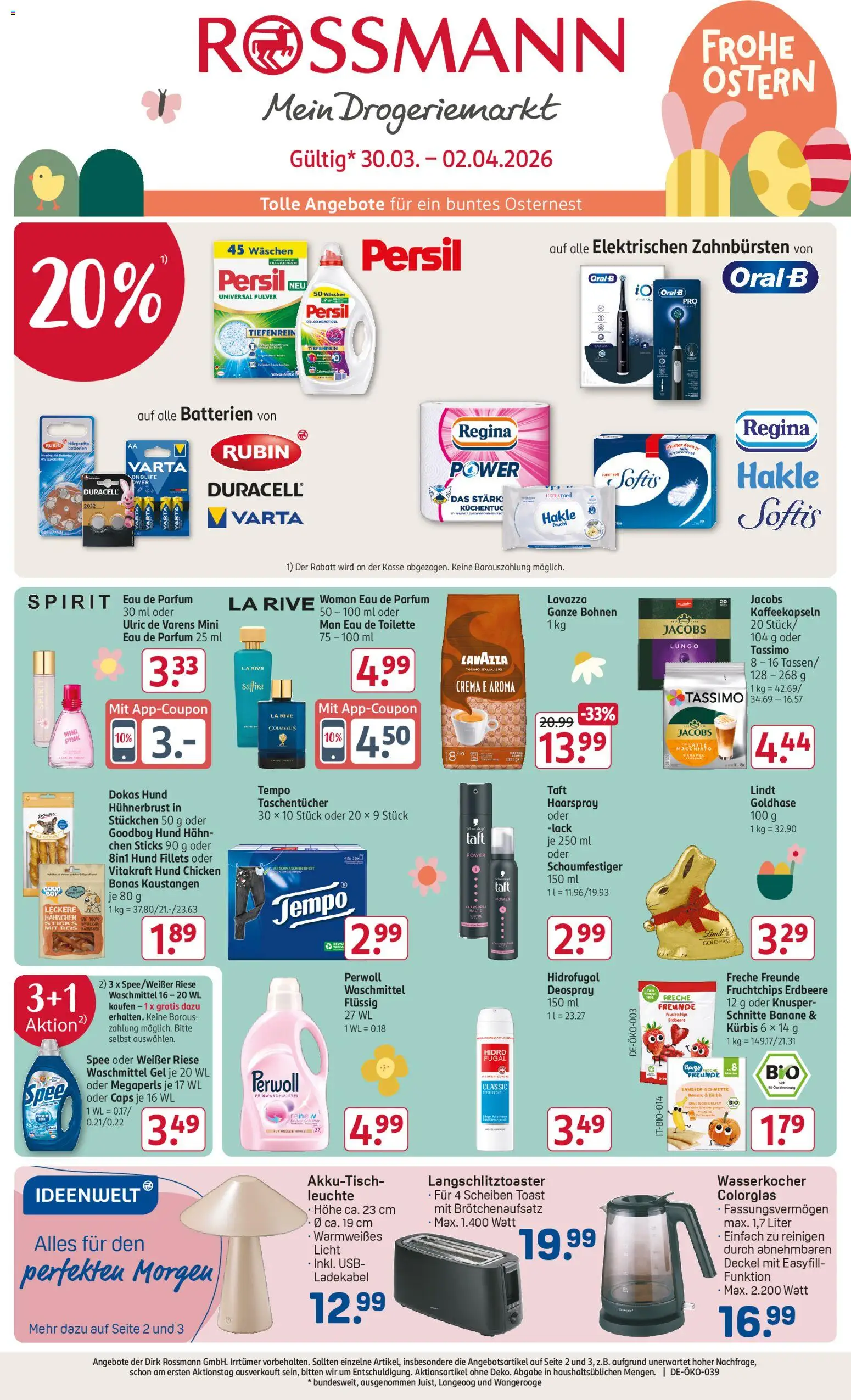 Vorschau von dem Prospekt des Geschäftes Rossmann, gültig ab dem 30.03.2026
