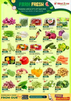 Preview of the catalogue Westzone Supermarket catalogue - farm fresh of store Westzone Supermarket valid from 21 Apr, 2026