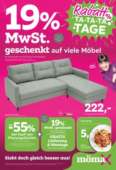Vorschau von dem Prospekt des Geschäftes Mömax, gültig ab dem 18.08.2025