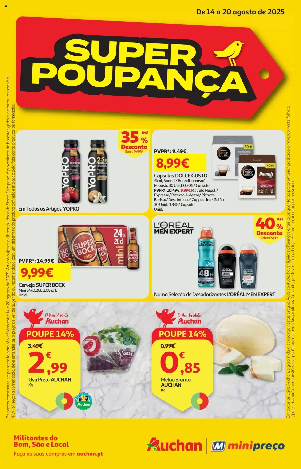 Minipreço Folheto de 14/08/2025 - catálogo esta semana - página 1