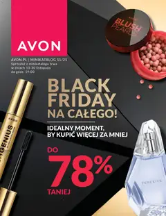 Pogląd gazetki "Black Friday" ze sklepu Avon ważnej od 13.11.2025