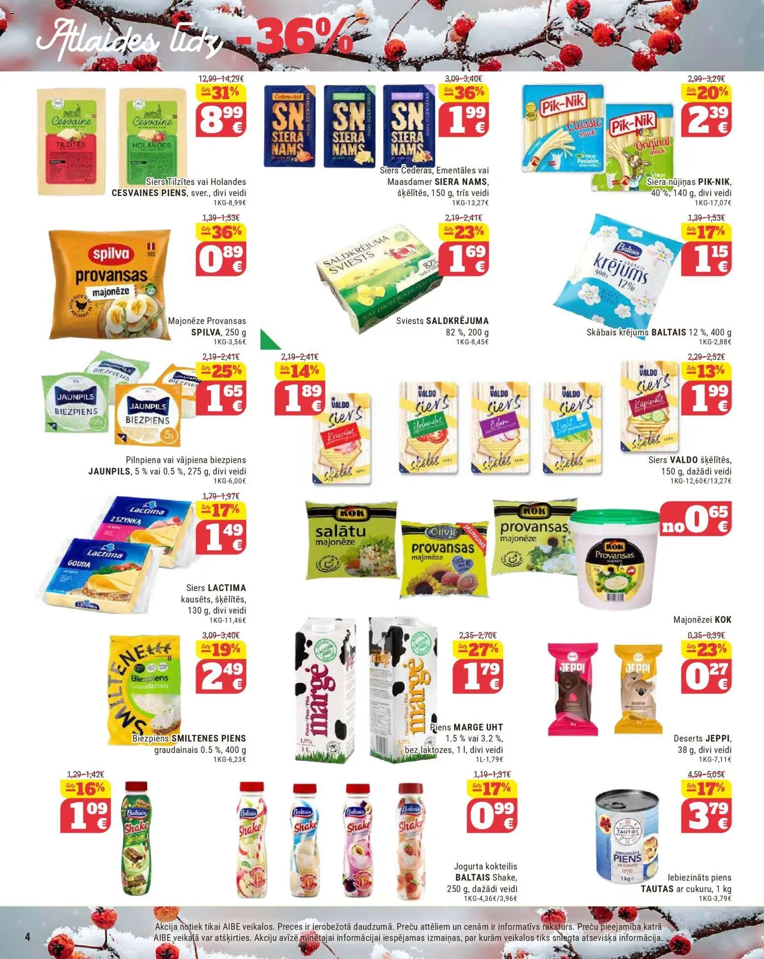 Skatīt Aibe akciju bukletu, derīgs no 2026.01.06