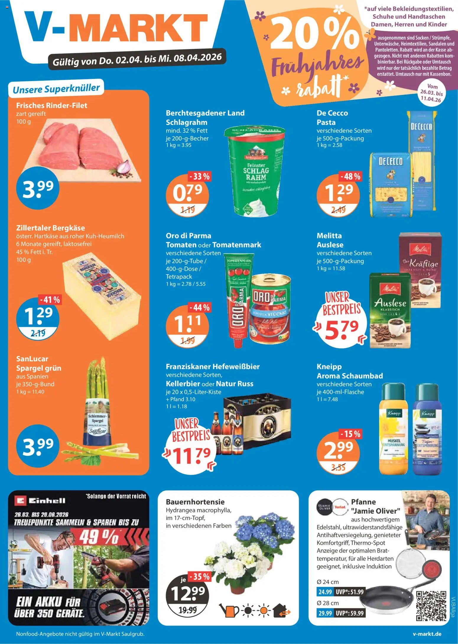 Vorschau von dem Prospekt des Geschäftes V-Markt, gültig ab dem 02.04.2026