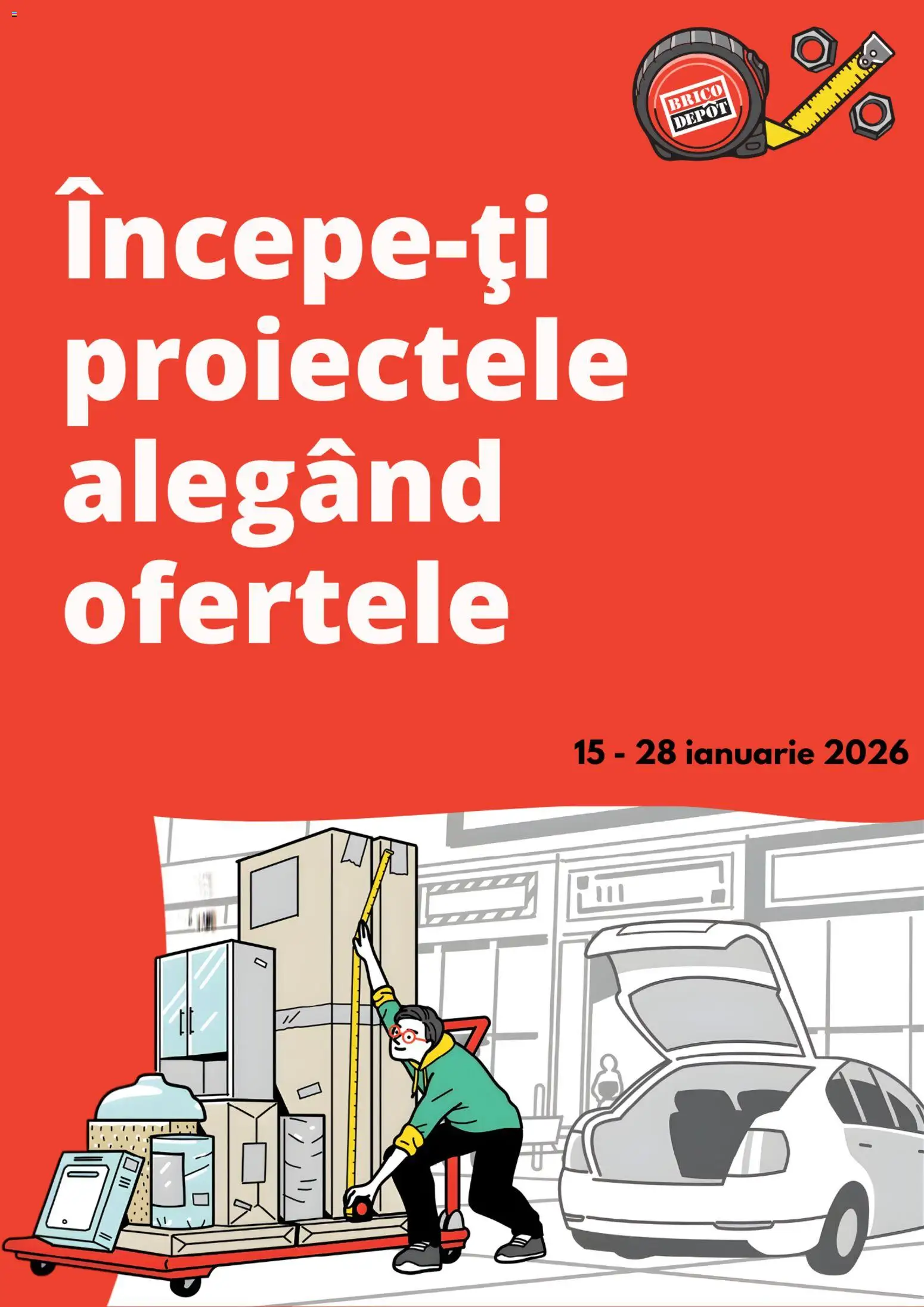 Previzualizarea de cataloage: Brico Depot Catalog nou valabil de la 15.01.2026