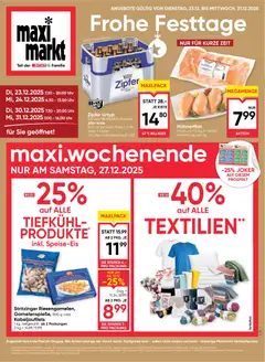 Vorschau der Angebote: Maximarkt Flugblatt gültig ab 23.12.2025