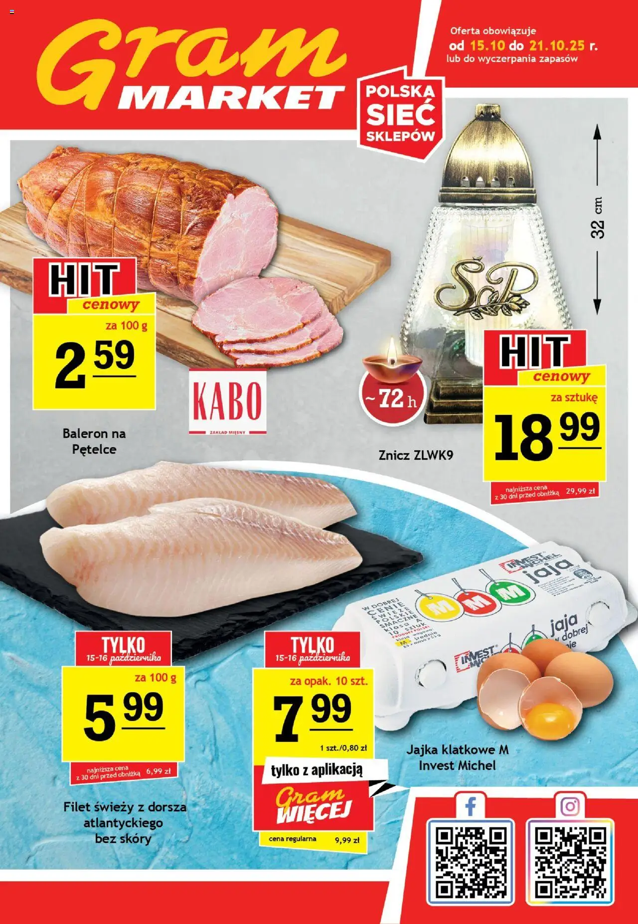 Gram Market Gazetka od 15.10.2025 - Nowa Gazetka - Numer strony 1