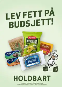 Forhåndsvis Holdbart kundeavis fra butikk Holdbart gyldig fra 04/03/2026