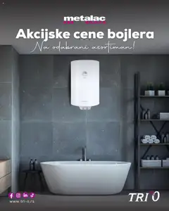 Pregled Tri O kataloga - važi od 07.10.2025