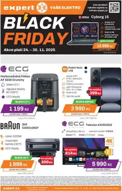 Náhled nabídky: Expert elektro Black Friday platný od 24.11.2025