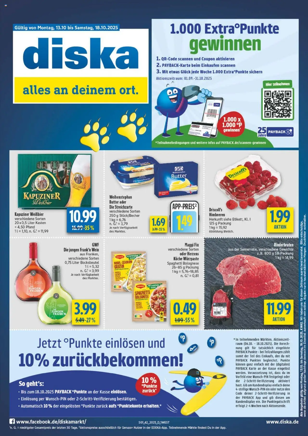 Diska diska Angebote Bayern KW42 (vom 13.10.2025 - 18.10.2025)