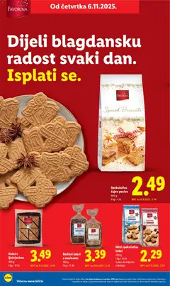 Pregled letka Katalog trgovine Lidl vrijedi od 03.11.2025 | Stranica: 96