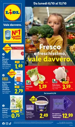 Anteprima dell'opuscolo Attuale volantino dal negozio Lidl valido da 06/10/2025