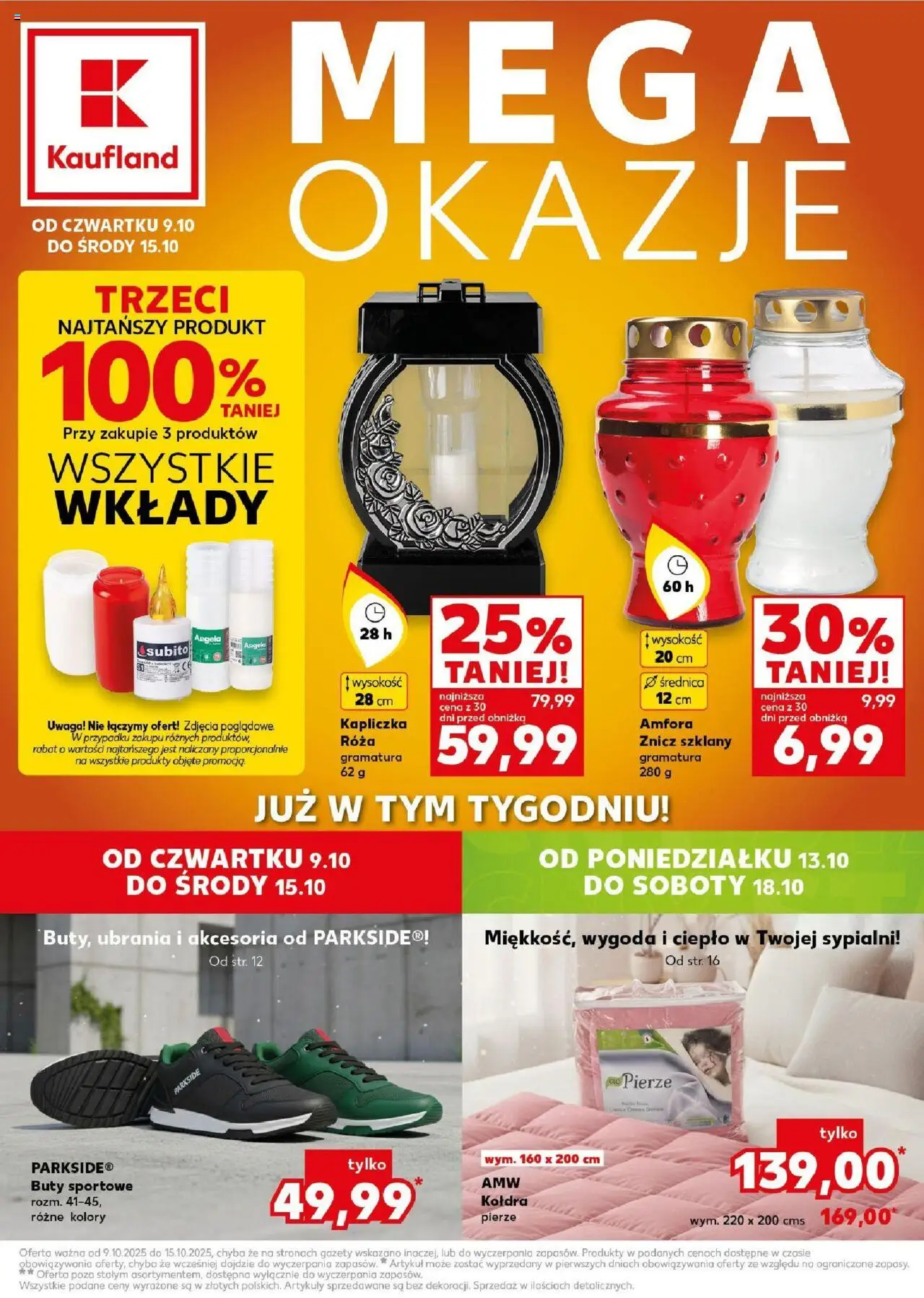 Pogląd gazetki "Mega okazje" ze sklepu Kaufland ważnej od 09.10.2025