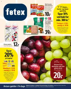 Eksempel på tilbudsavis Tilbudsavis fra butik Føtex gyldig fra 17/10/2025