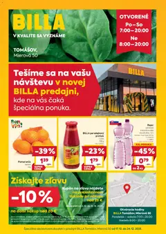 Náhľad Billa letáku platného od 17.12.2025