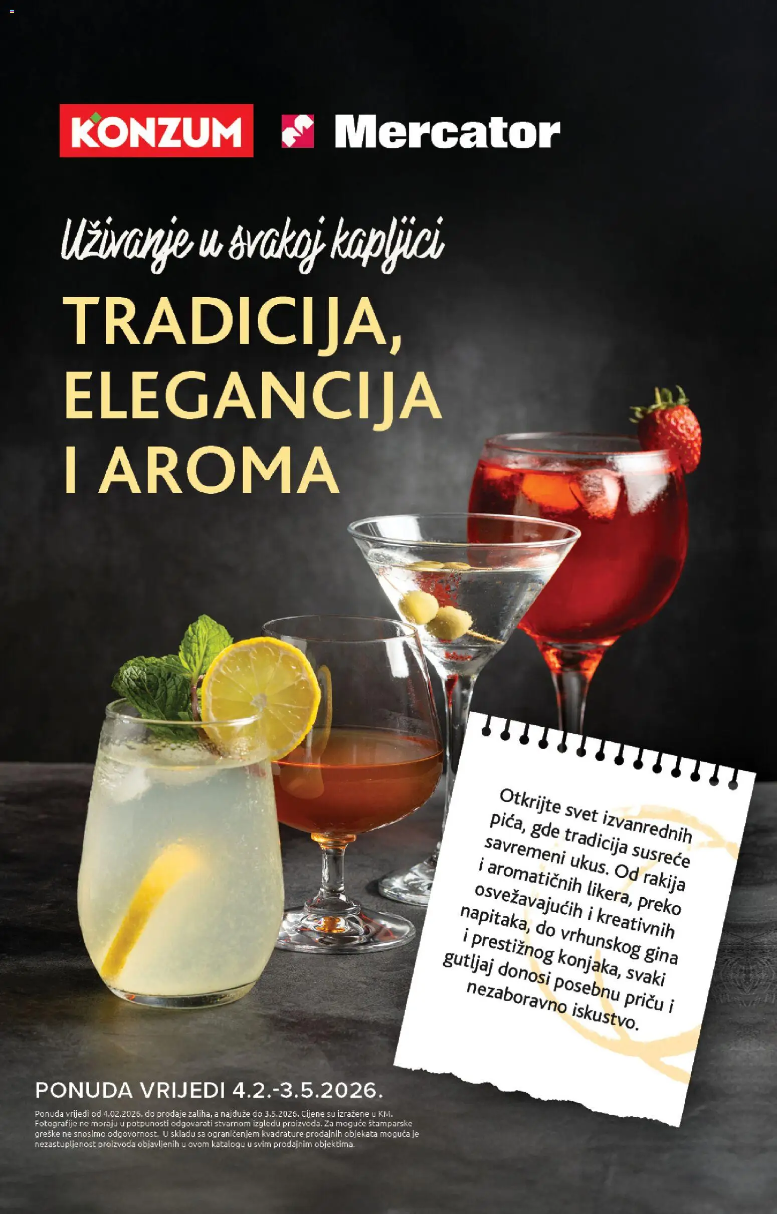 Pregled letka Katalog pića trgovine KONZUM vrijedi od 04.02.2026