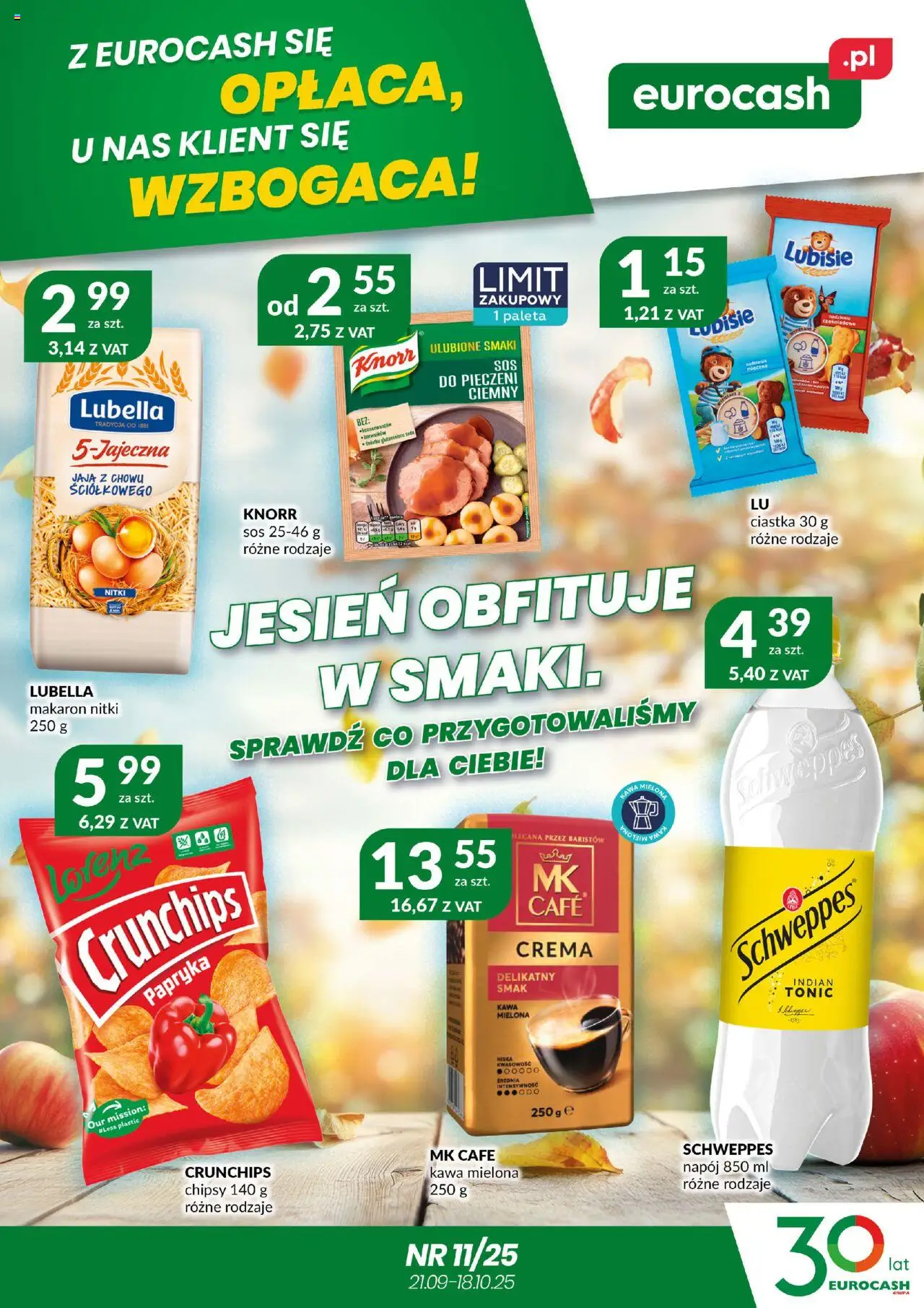 Eurocash Katalog Artykułów Spożywczych od 21.09.2025 - Nowa Gazetka - Numer strony 1