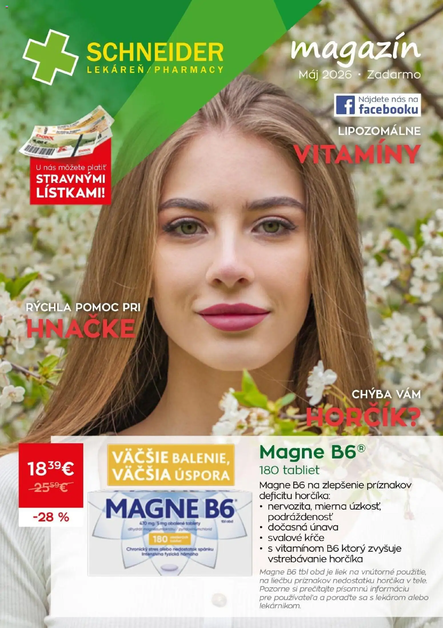 Náhľad Schneider lekáreň letáku platného od 01.05.2026