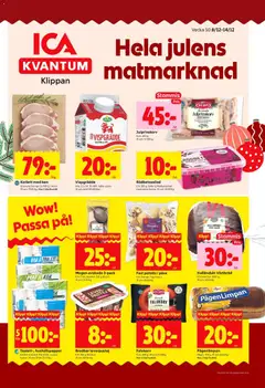 Förhandsgranska reklamblad Klippan från butik ICA Kvantum gäller från 08/12/2025