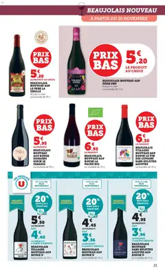 Prévisualisation de Catalogue du magasin Super U formulaire valide 18/11/2025 | Page: 21