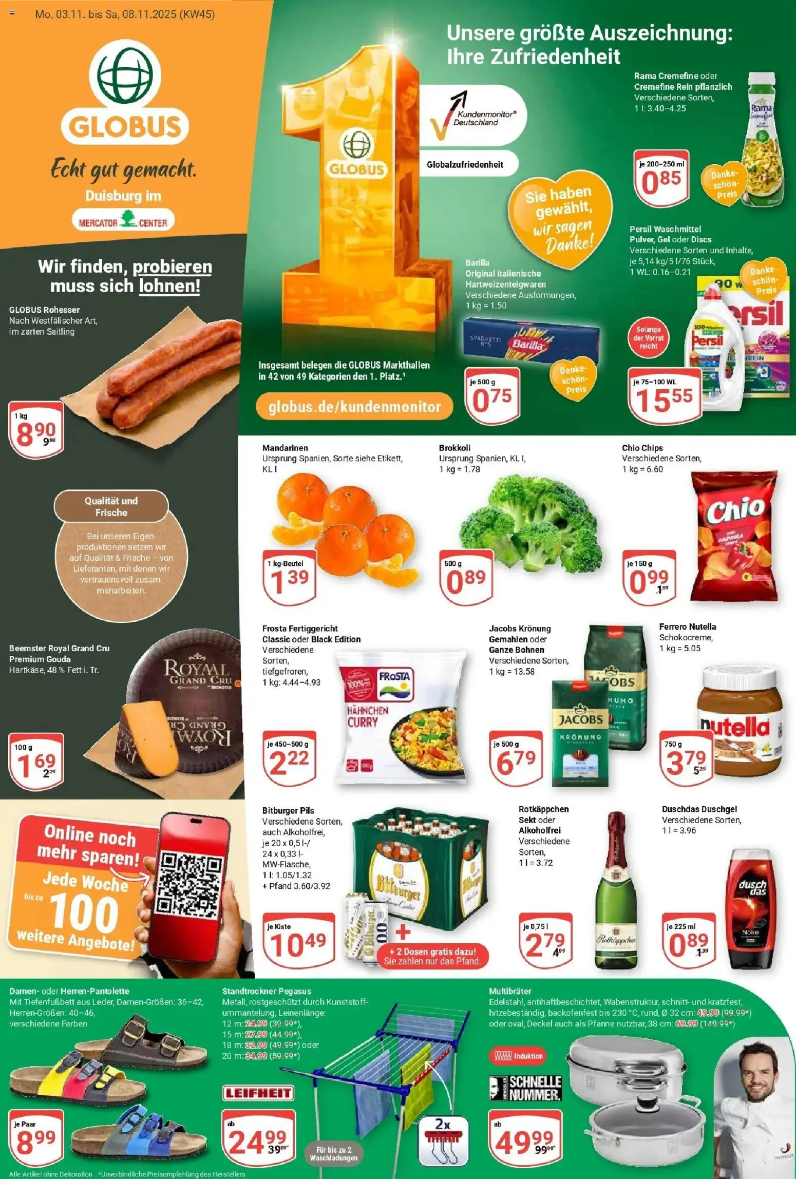 Vorschau von dem Prospekt des Geschäftes Globus, gültig ab dem 02.11.2025