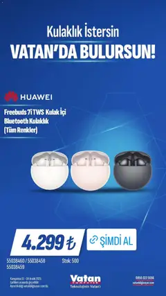 Vatan Bilgisayar İndirim 01.12.2025 - Broşürünün önizlemesi | Strana: 9