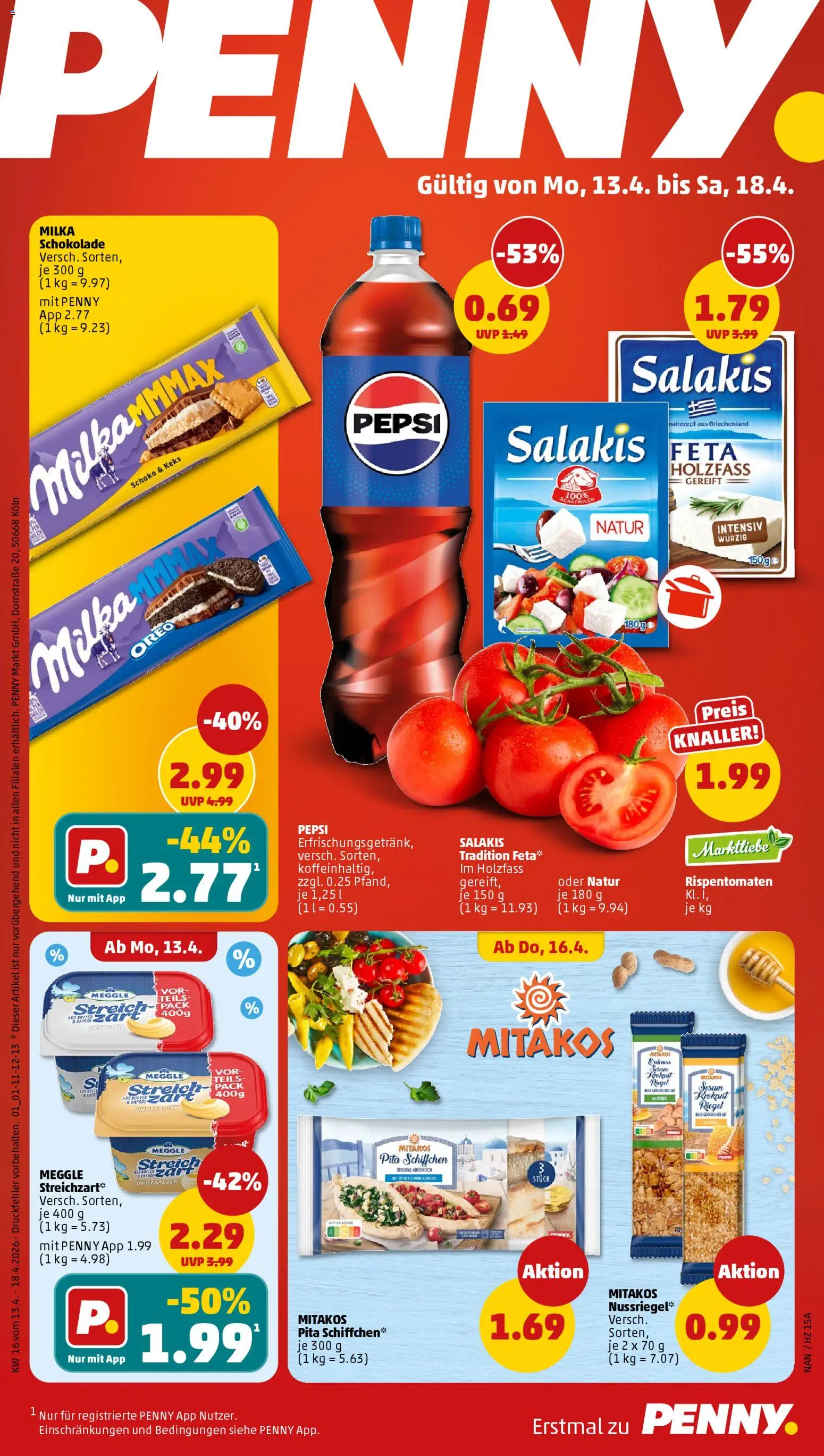 Vorschau von dem Prospekt des Geschäftes Penny, gültig ab dem 13.04.2026