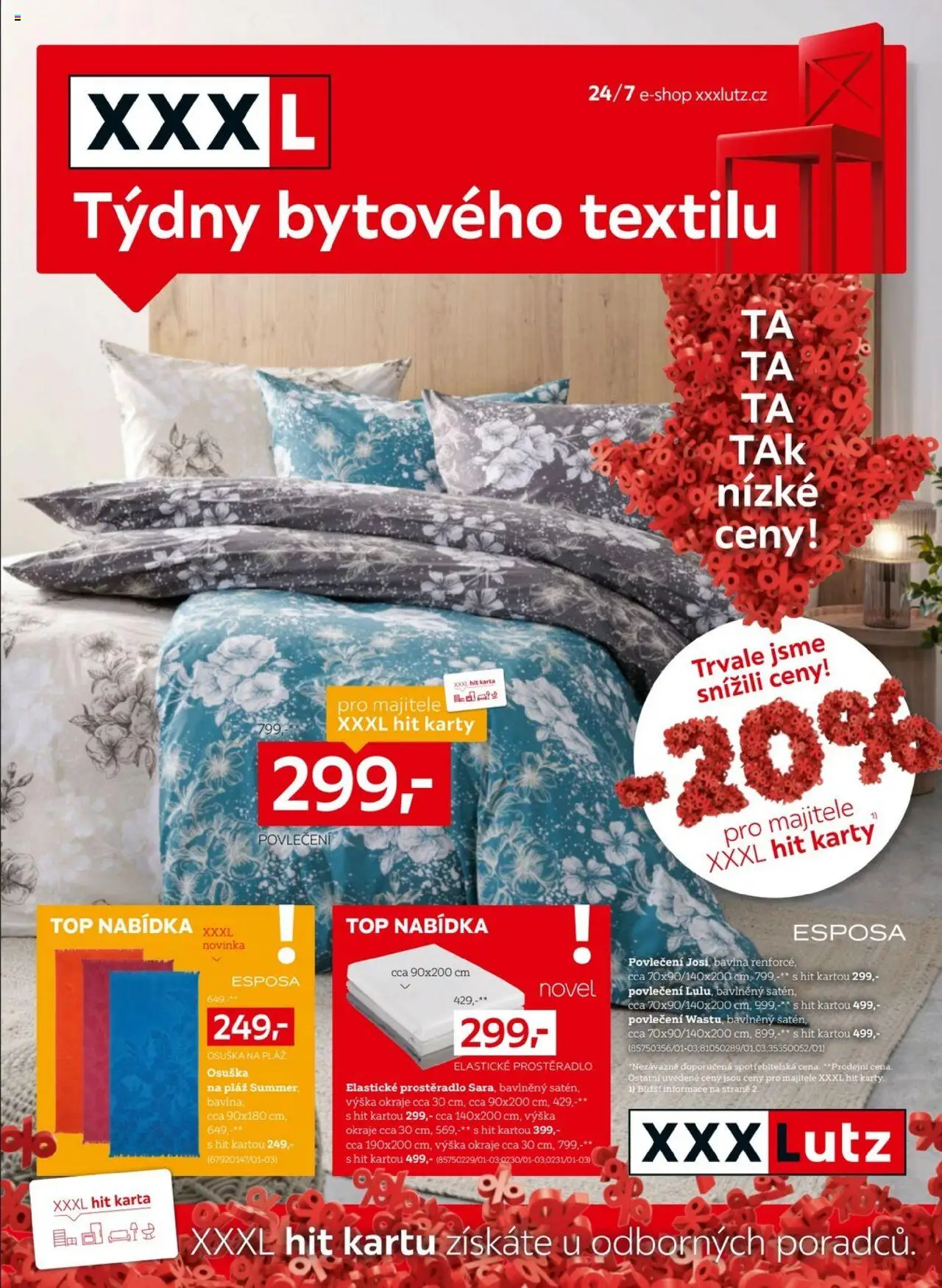  XXXLutz Leták - Týdny bytového textilu (28.08.2025 - 14.09.2025)