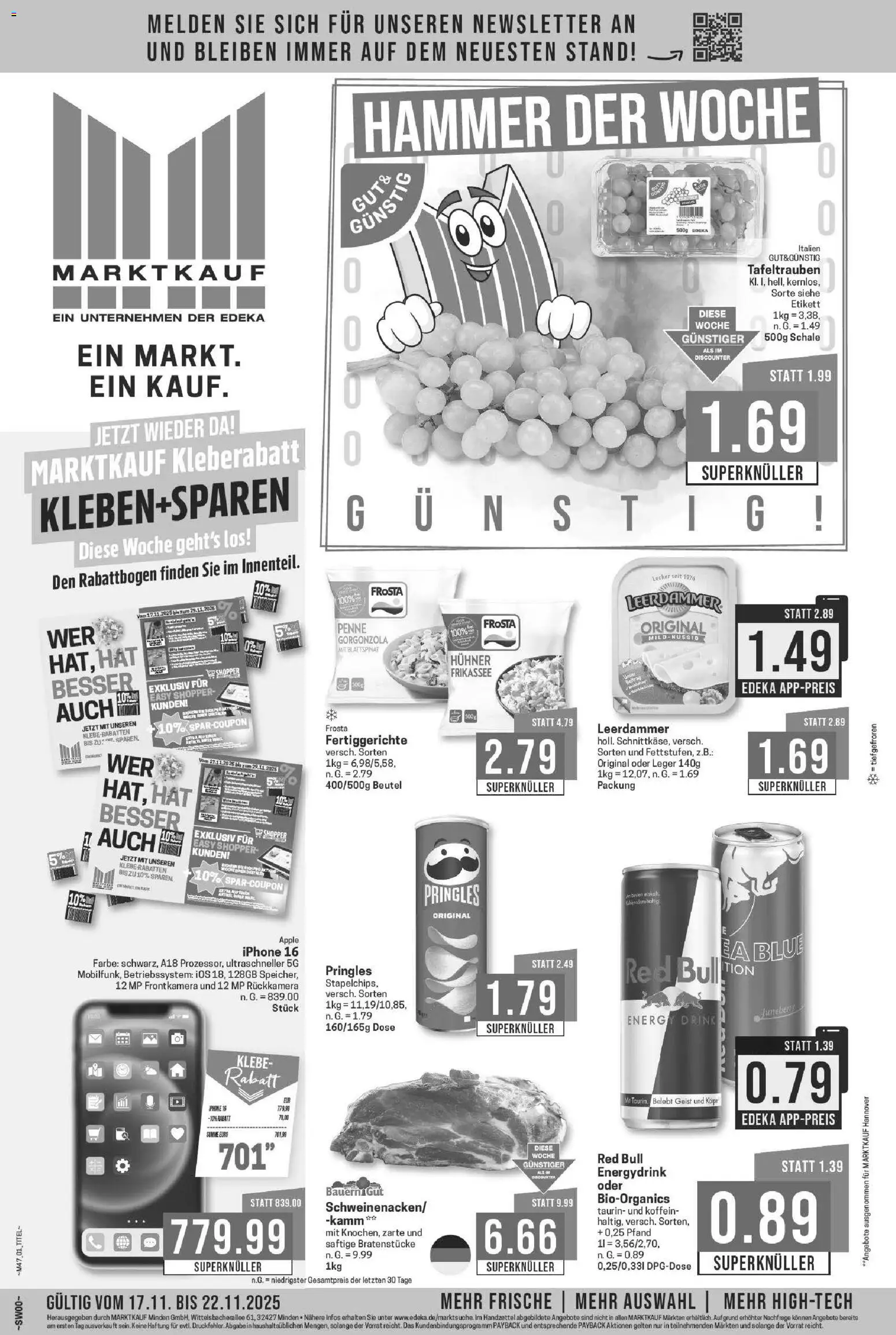 Vorschau von dem Prospekt des Geschäftes Marktkauf, gültig ab dem 17.11.2025
