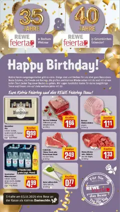 Vorschau von dem Prospekt des Geschäftes Rewe, gültig ab dem 02.11.2025