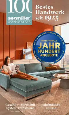 Vorschau von dem Prospekt des Geschäftes Segmüller, gültig ab dem 01.09.2025