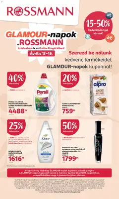 Rossmann - Rossmann aktuális akciós újság megtekintése, amely érvényes 2026.04.13.-től