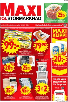 Förhandsgranska reklamblad Arlöv från butik ICA Maxi gäller från 05/01/2026