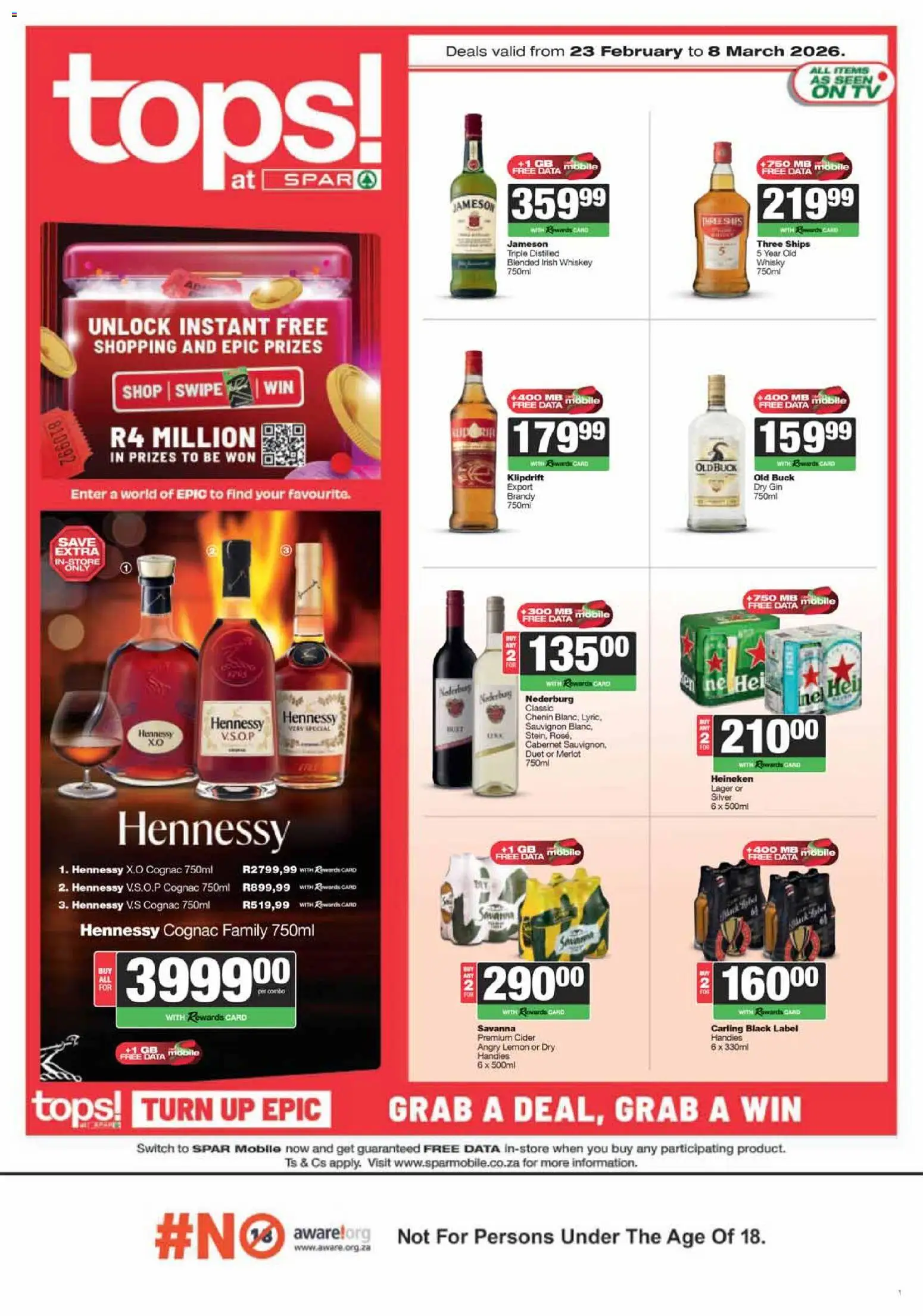 Preview of Tops at Spar flyer valid from 23/02/2026