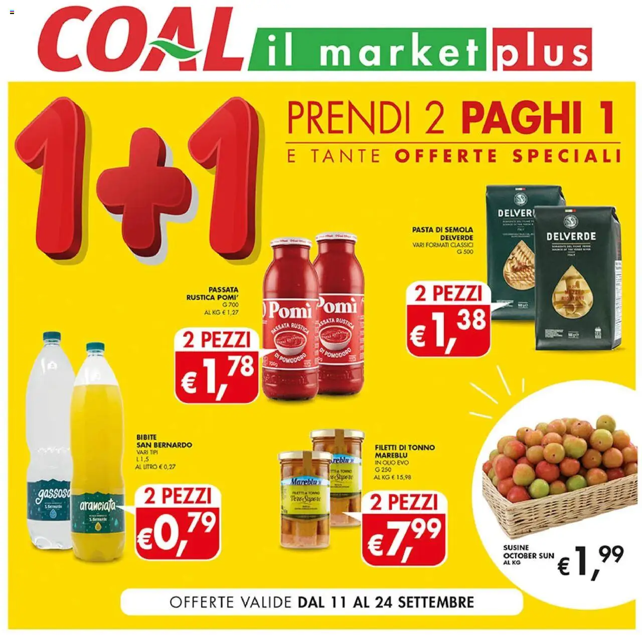 Volantino Coal valido da 11/09/2025 numero di pagina 1