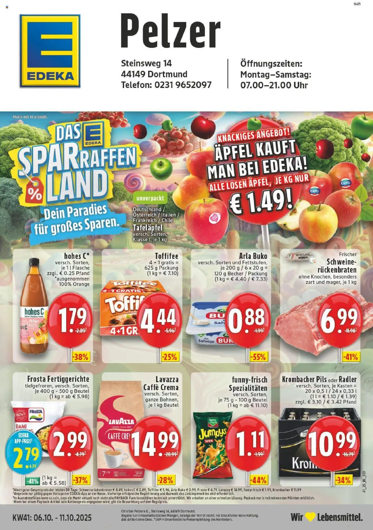 EDEKA Prospekt ab 06.10.2025 - Prospekt Dortmund - Oespel Online