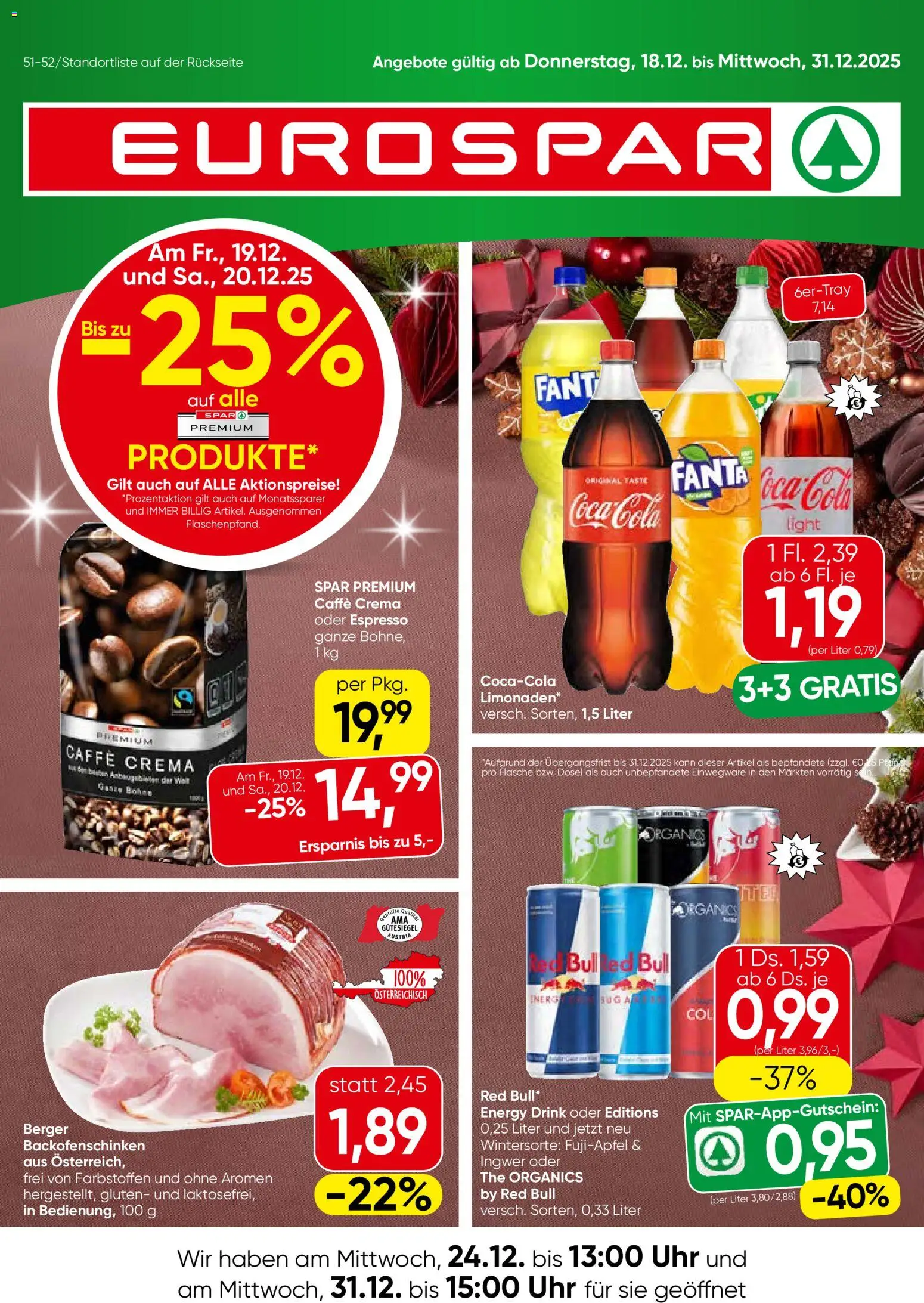 Vorschau der Angebote: Eurospar Wien gültig ab 18.12.2025