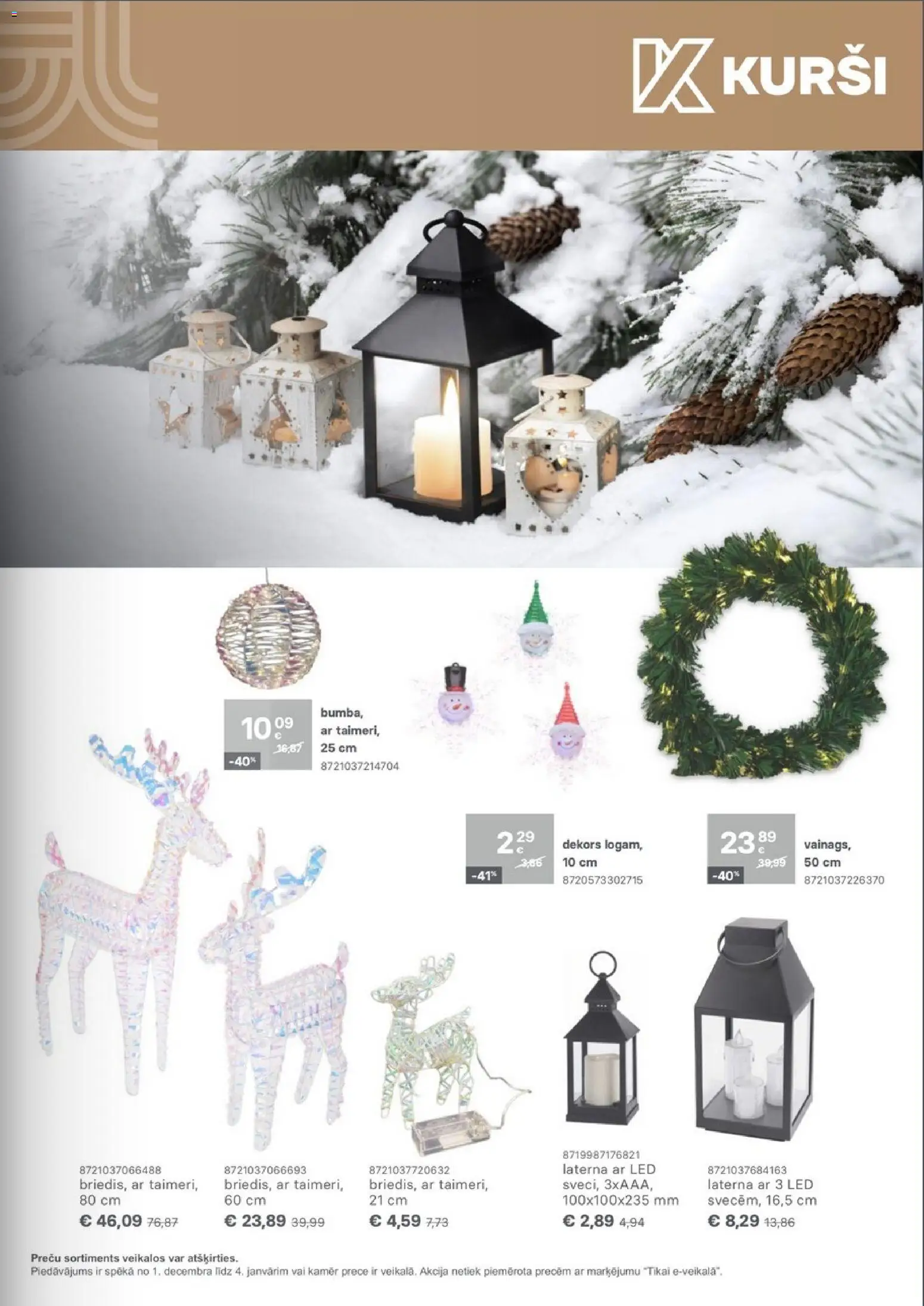 Skatīt Kurši akciju bukletu, derīgs no 2025.12.01